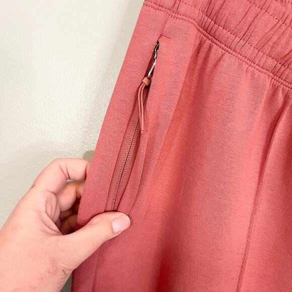 Old Navy Sweatpants Women XL Coral Pink Fleece High Rise Active Jogger Gym NWT - Picture 7 of 11